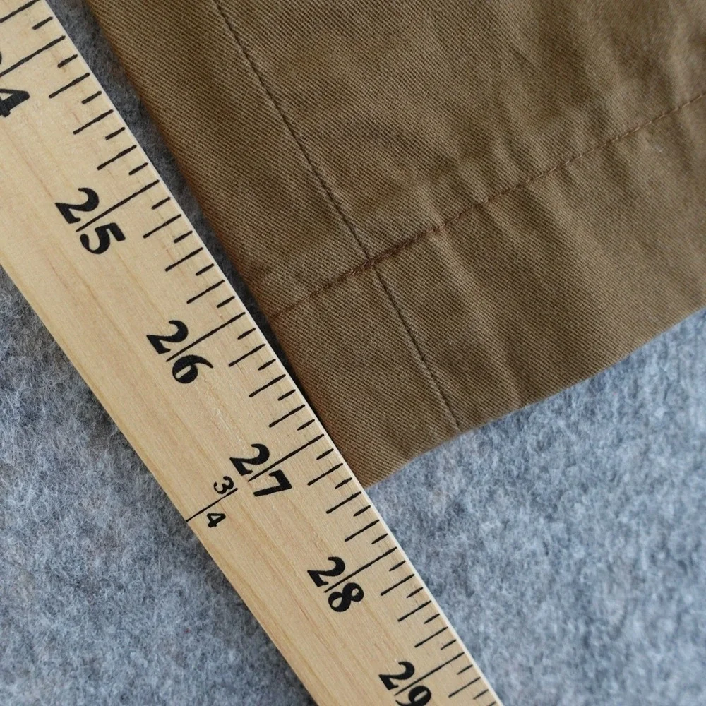 Polo Ralph Lauren Pants‎ Mens 32x27 Brown Stretch Slim Fit Chino Trousers Preppy